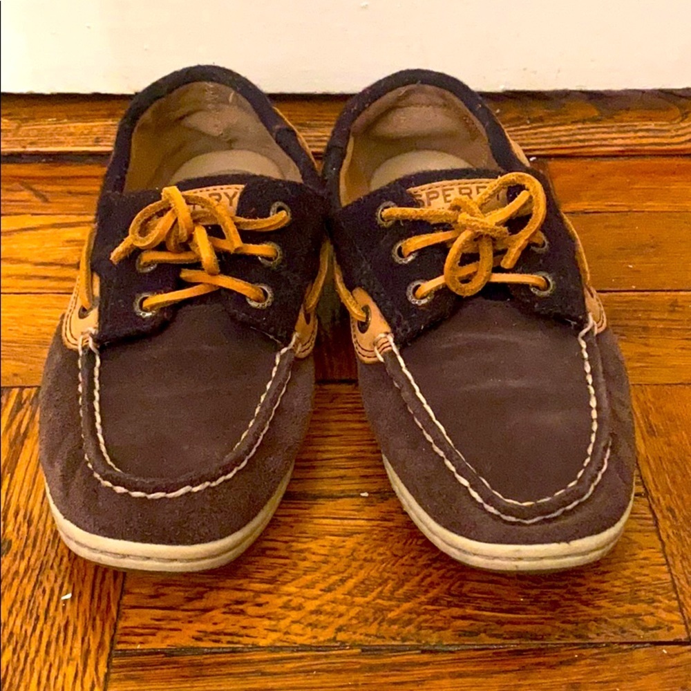 Sperry brown boat shoes size: 6.5M